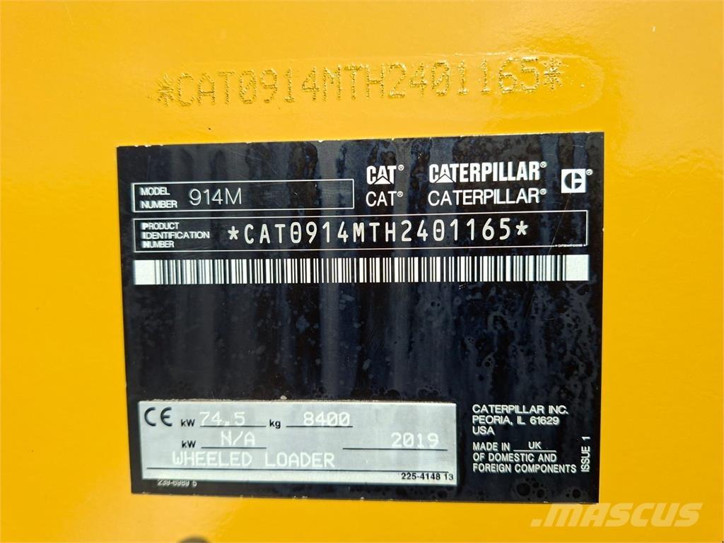 CAT 914M Kolesové nakladače