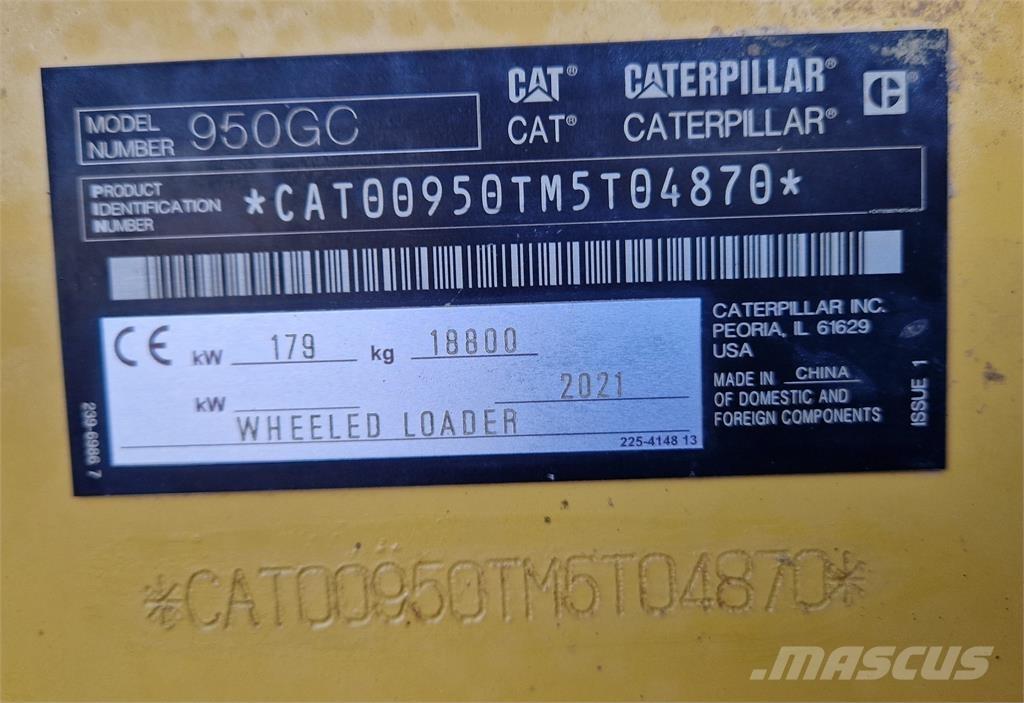 CAT 950GC Kolesové nakladače