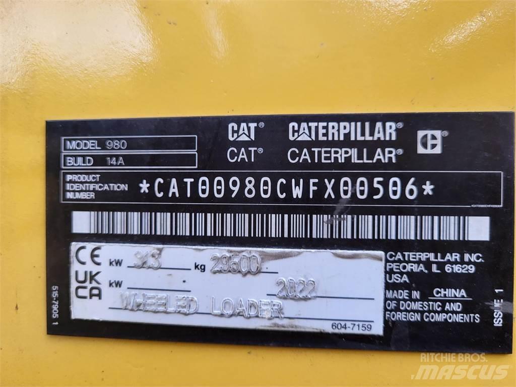 CAT 980 NG Kolesové nakladače