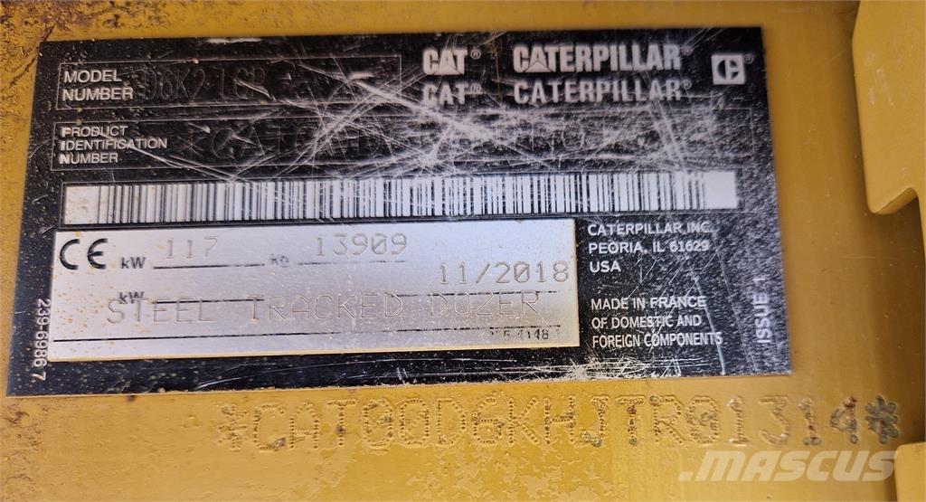 CAT D6K2 Pásové dozéry