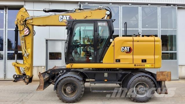 CAT M318-07E Kolesové rýpadlá