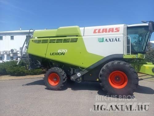 CLAAS Lexion 670 Kombinované zberacie stroje