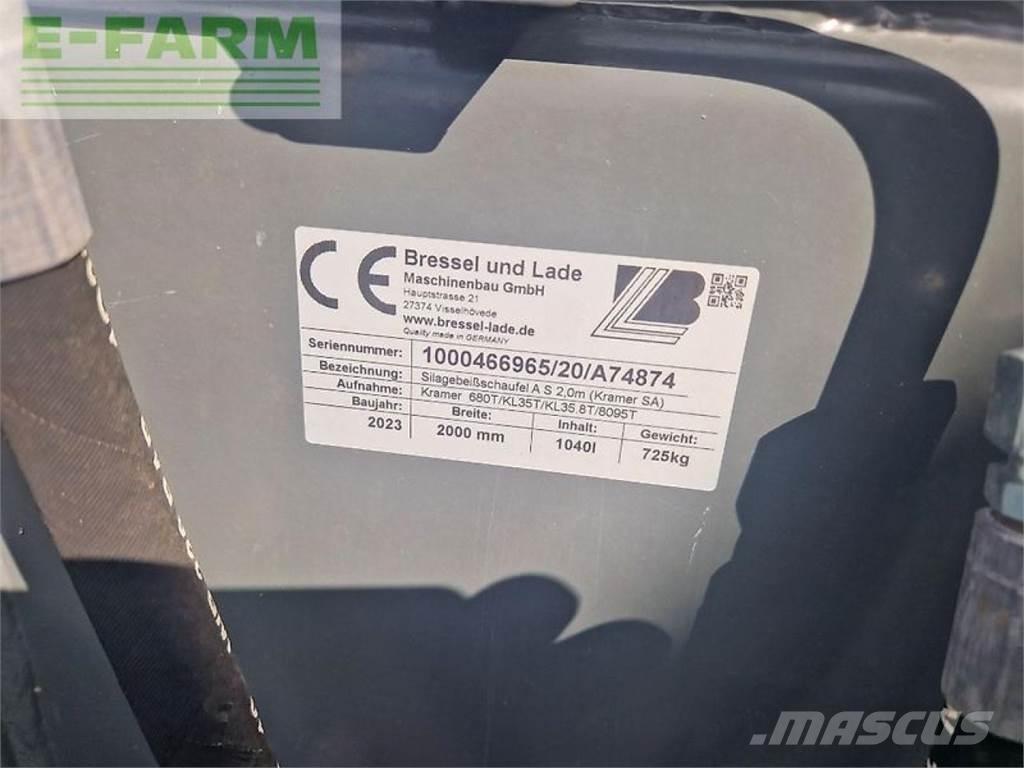 Kramer kl30.8t Teleskopické nakladače pre poľnohospodárstvo