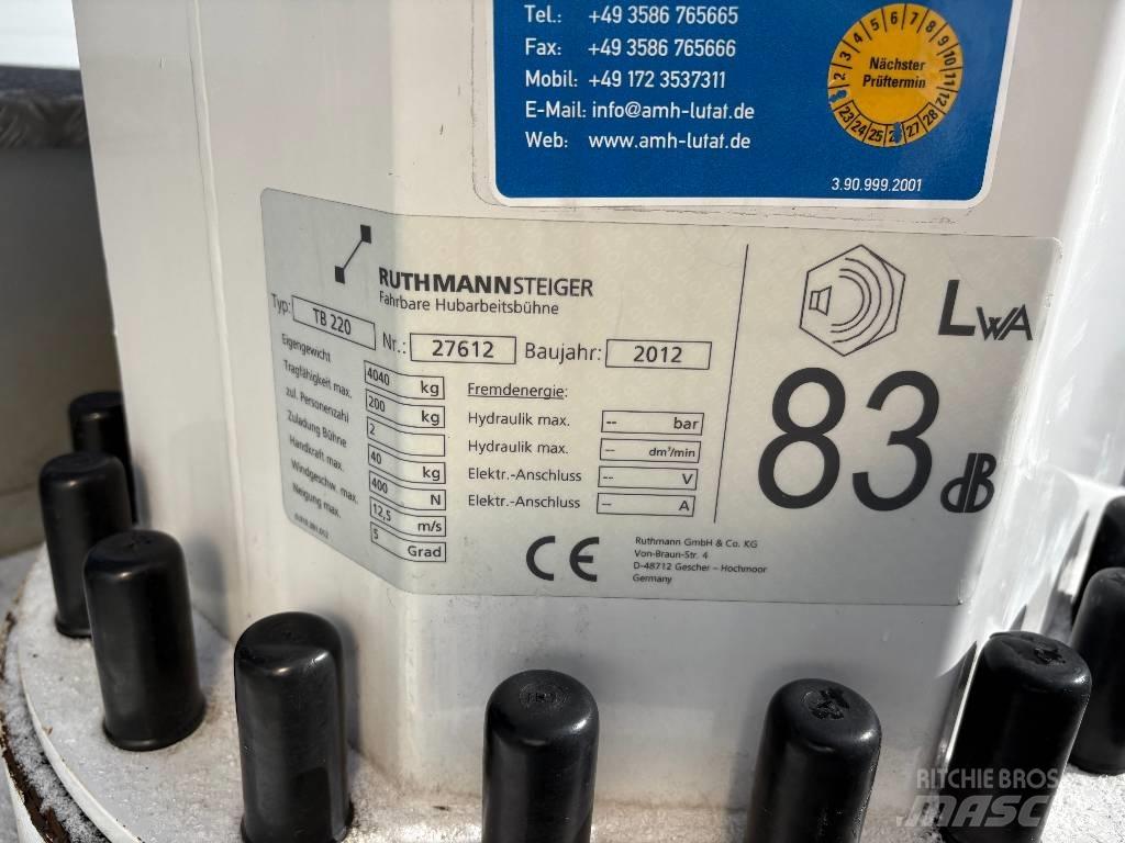 Ruthmann TB 220 Autoplošiny