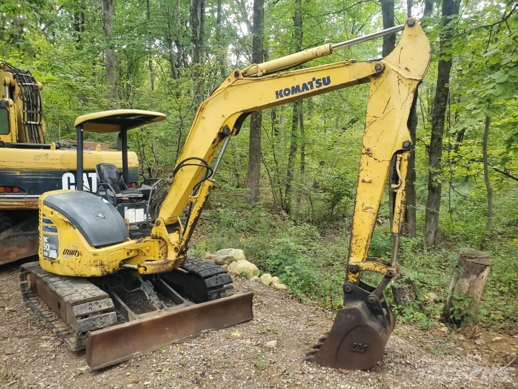 Komatsu PC50MR-2 Mini rýpadlá < 7t