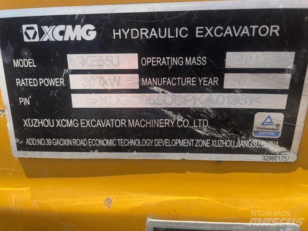 XCMG XE 55 U Mini rýpadlá < 7t