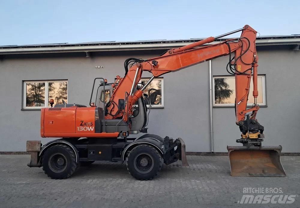 Hitachi ZX 130 W Kolesové rýpadlá