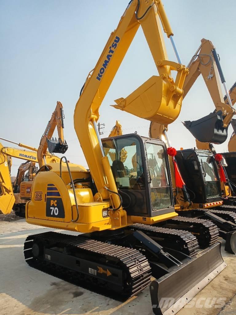 Komatsu PC 70 Midi rýpadlá 7 t - 12 t