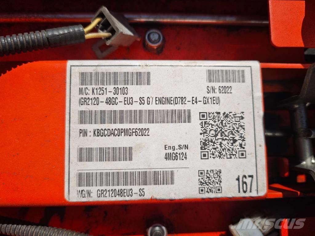 Kubota GR 2120 Samochodné kosačky