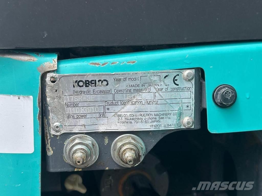 Kobelco SK17SR Mini rýpadlá < 7t