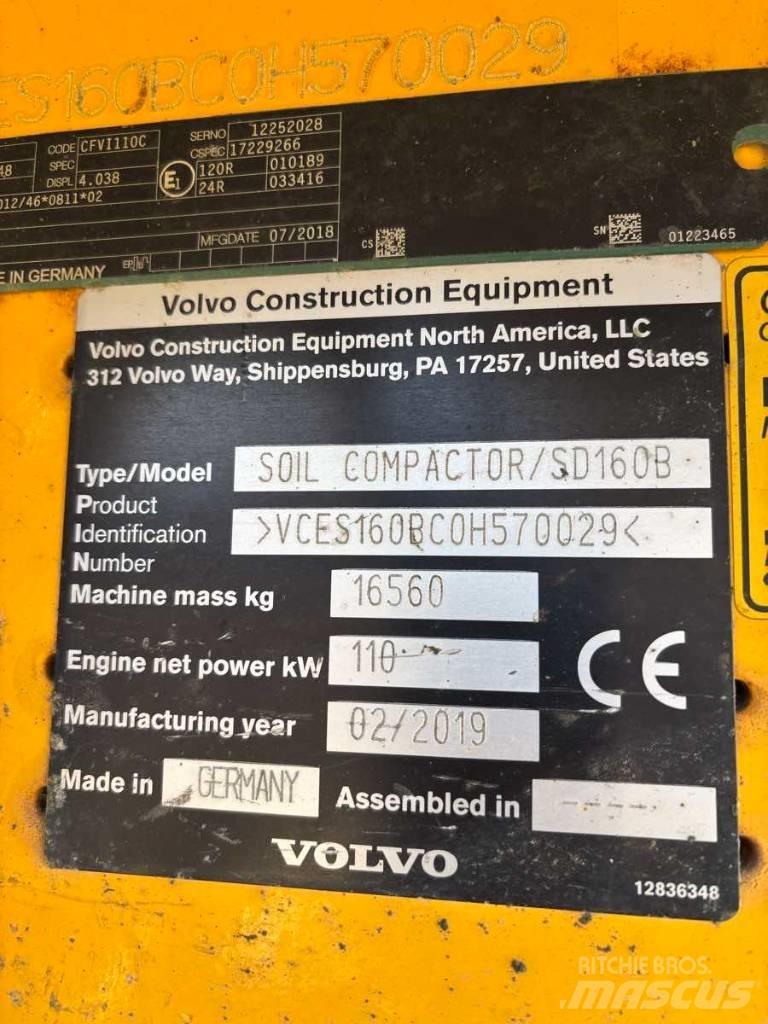 Volvo SD 160 B Ťahačové valce