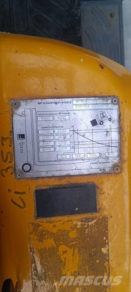 TCM FHG 25 T3 LPG vozíky