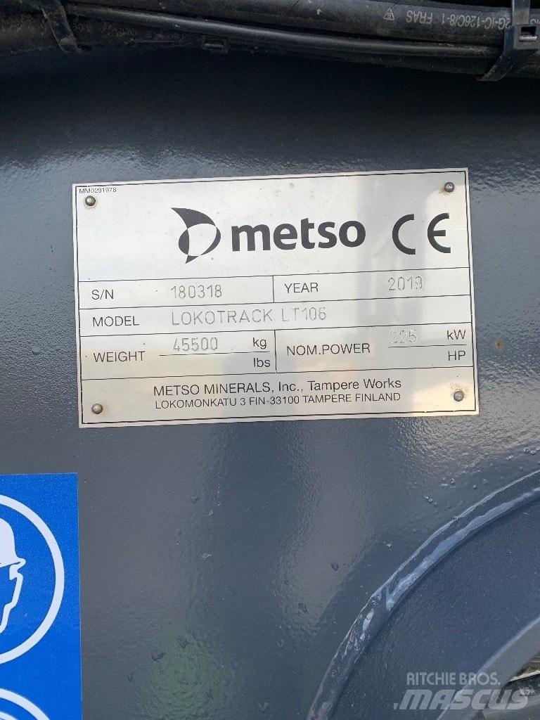 Metso LT 106 Mobilné drviče