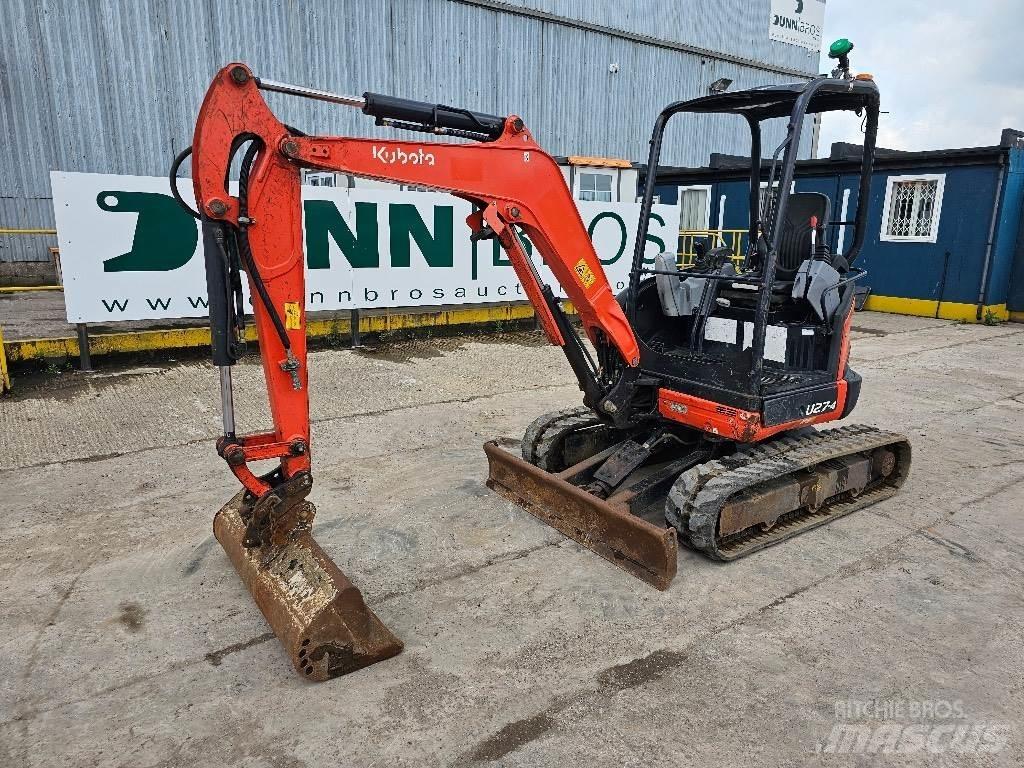 Kubota U 27-4 Mini rýpadlá < 7t