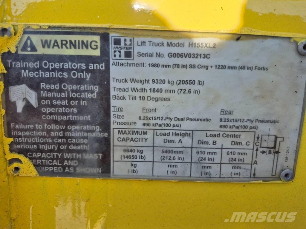 Hyster H 155 XL 2 Iné