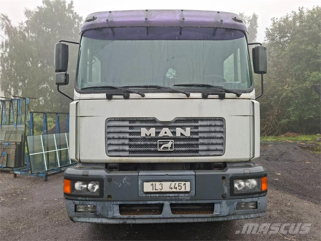 MAN ME 18.285 + HR Plošinové nákladné automobily/nákladné automobily so sklápacími bočnicami