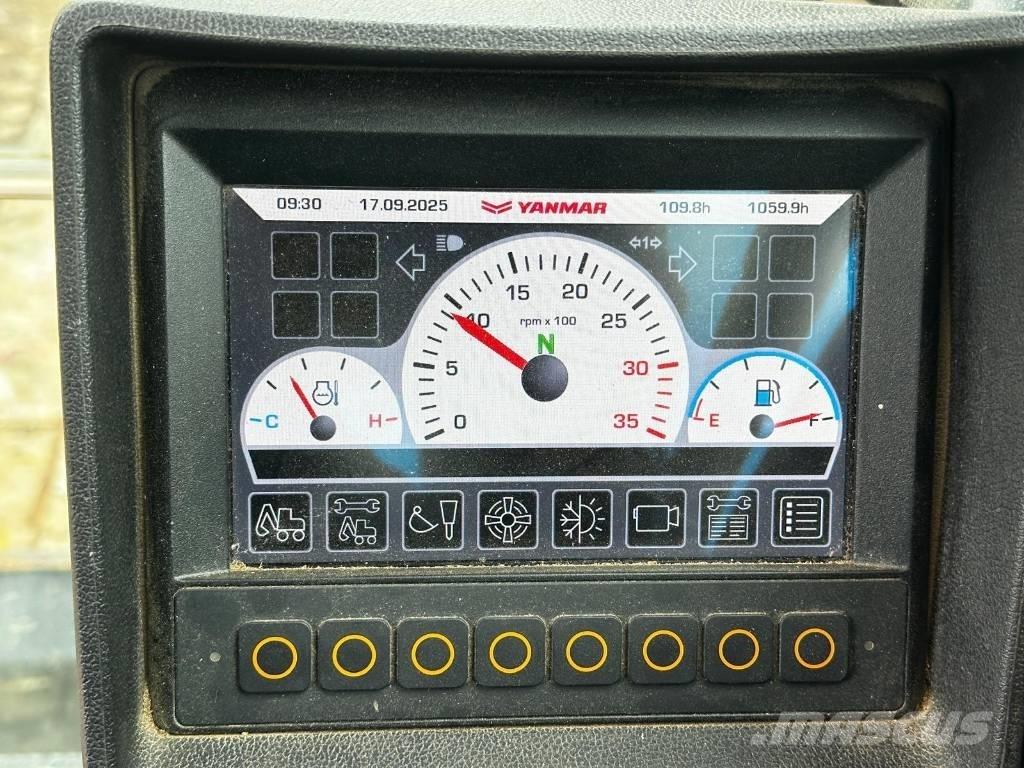 Yanmar B 110 W Kolesové rýpadlá