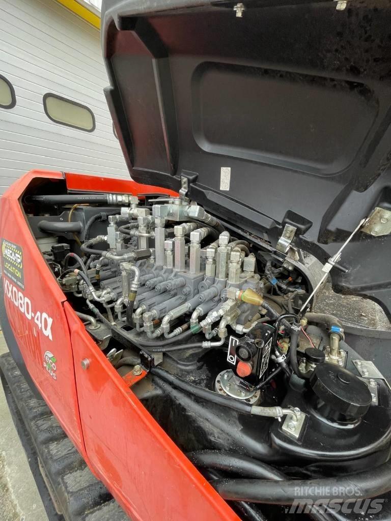 Kubota KX 080-4 Midi rýpadlá 7 t - 12 t