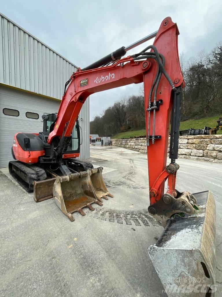 Kubota KX 080-4 Midi rýpadlá 7 t - 12 t