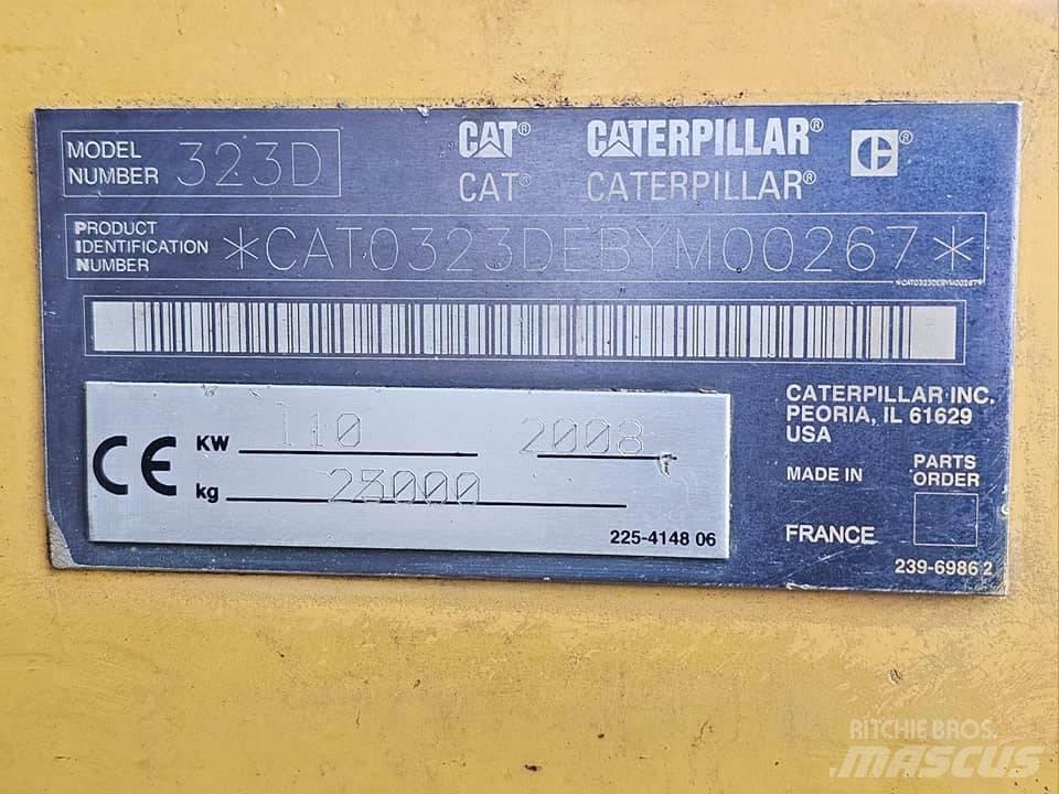 CAT 323 D L Pásové rýpadlá