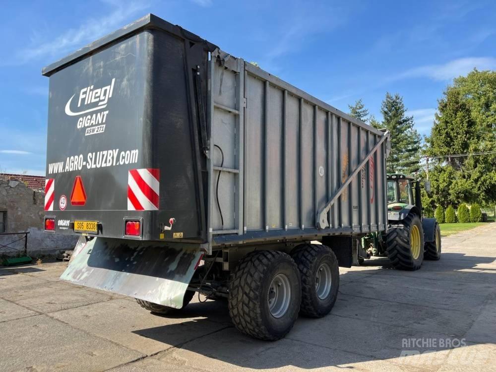 Fliegl ASW 271 Valníkové návesy/Návesy sa sklápacím bočnicami