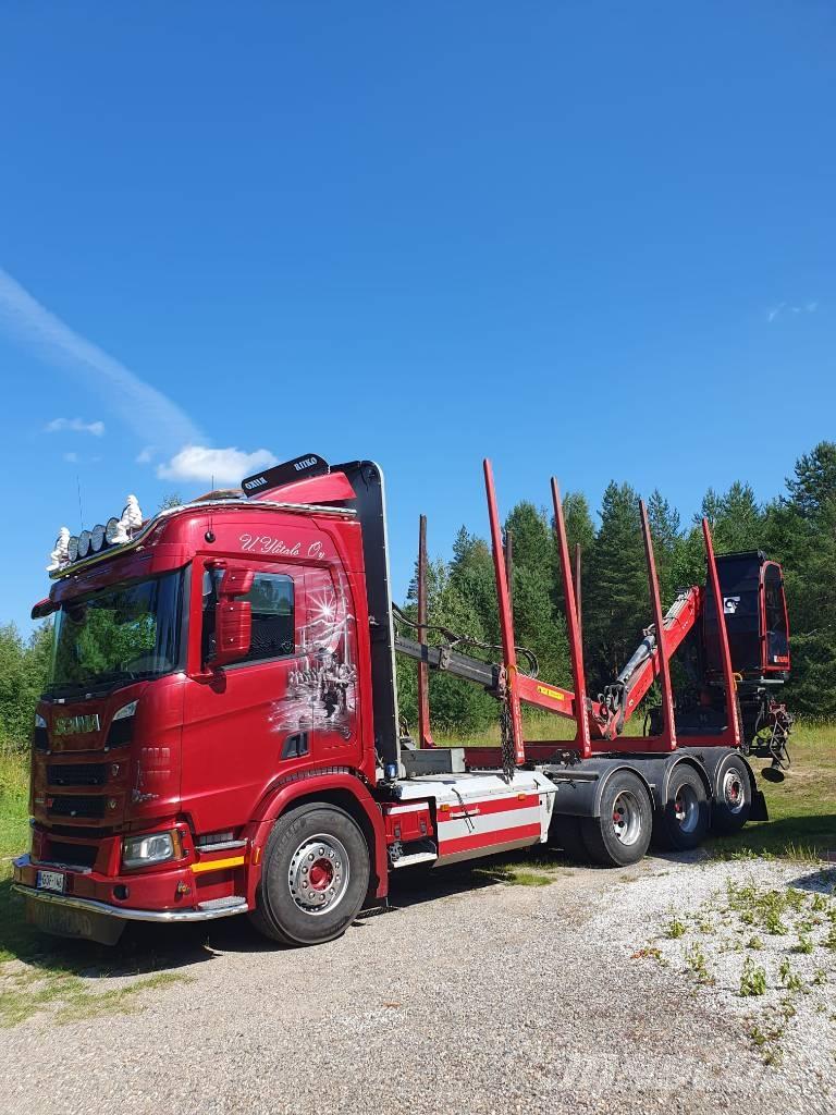 Scania R 650 Nákladné vozidlá na prepravu dreva