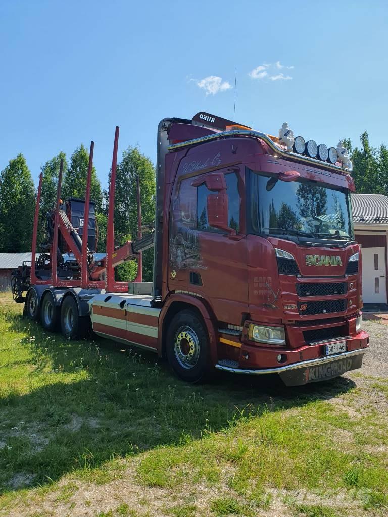 Scania R 650 Nákladné vozidlá na prepravu dreva