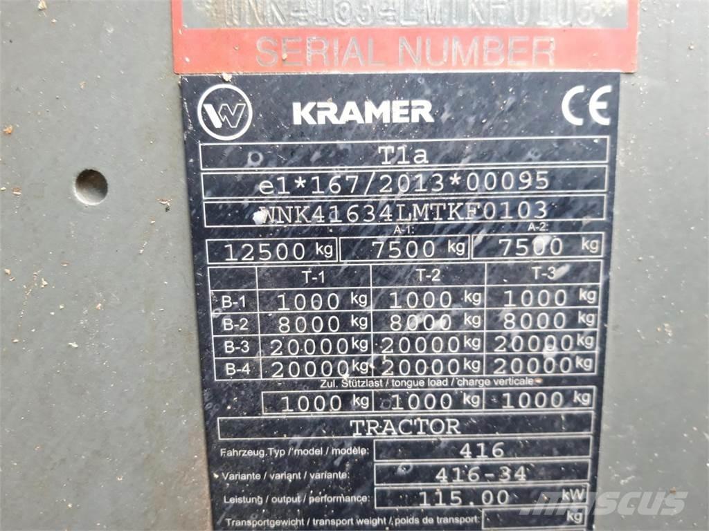 Kramer KT557 Teleskopické nakladače pre poľnohospodárstvo