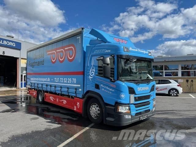 Scania P 370 Nákladné vozidlá s bočnou zhrnovacou plachtou