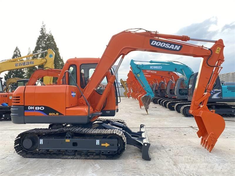 Doosan DH80G Pásové rýpadlá