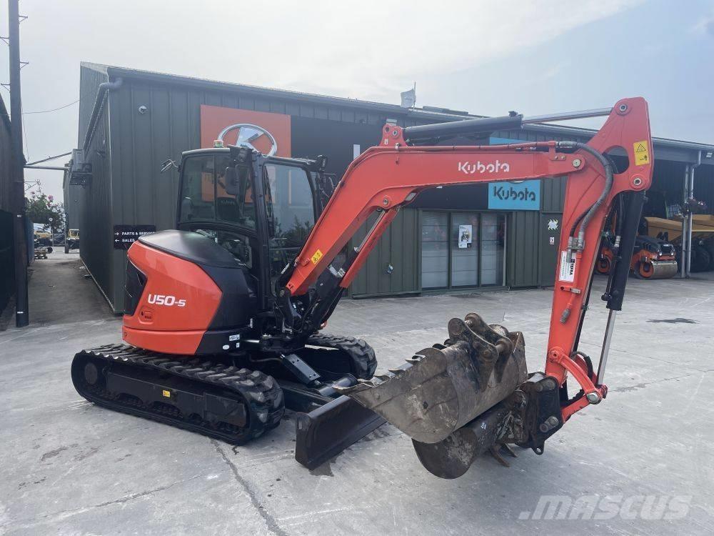 Kubota U 50-5 Mini rýpadlá < 7t
