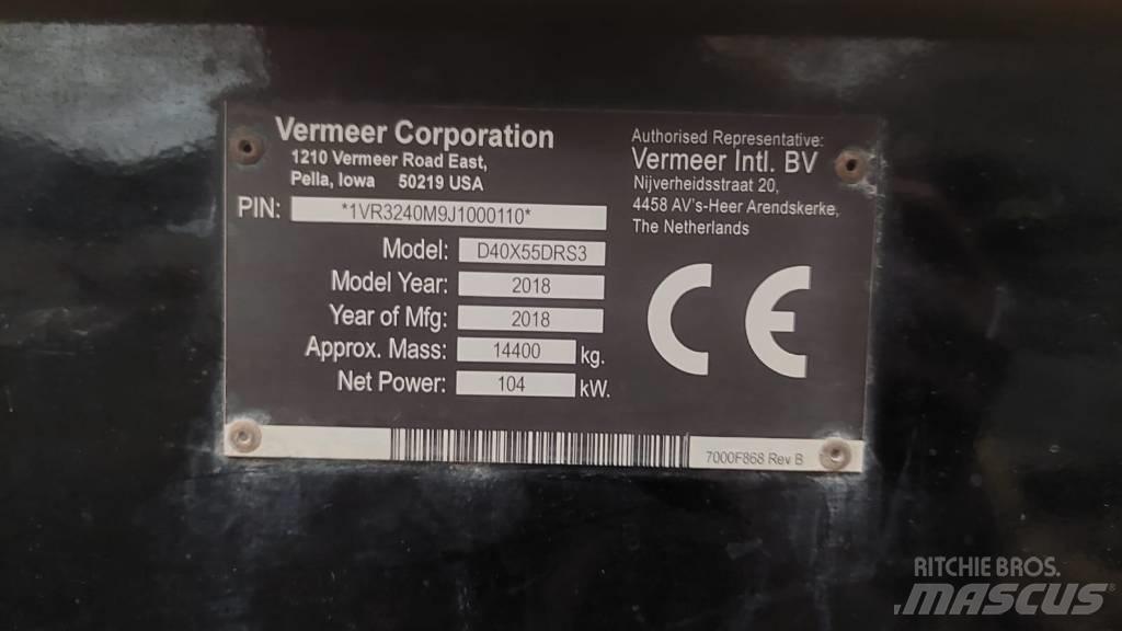 Vermeer D40x55DR S3 Horizontálne vŕtacie zariadenie