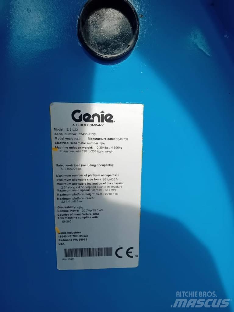 Genie Z 34/22 N Kĺbové plošiny