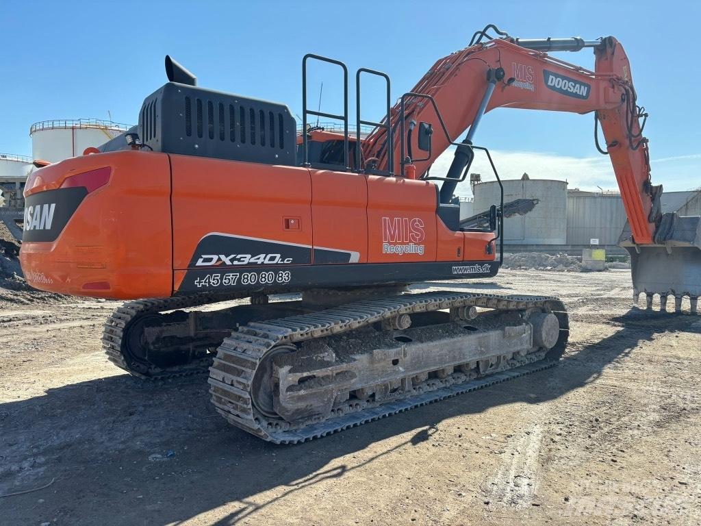Doosan 340 DX 340 Pásové rýpadlá