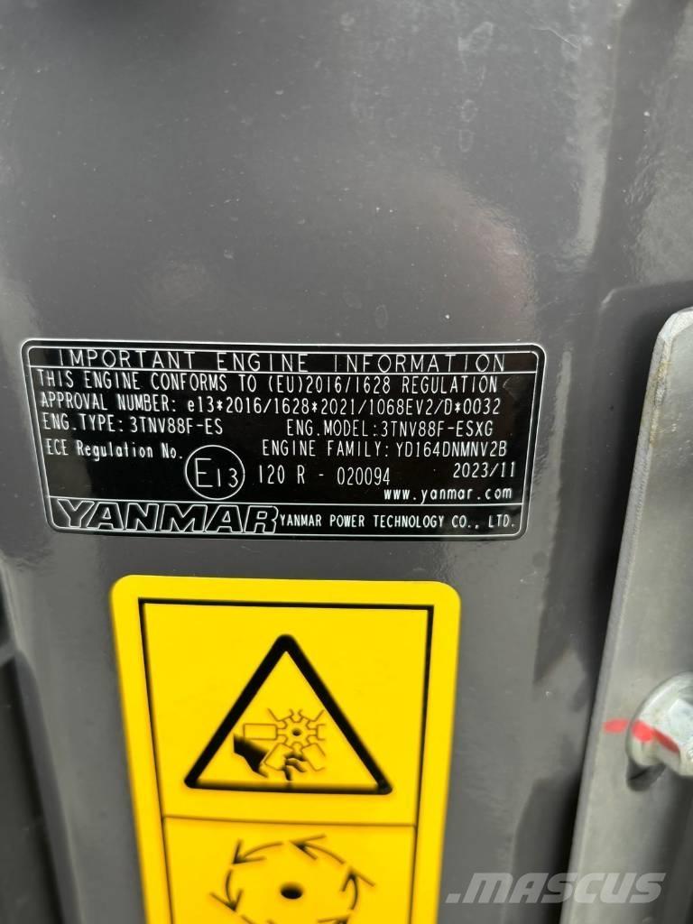 XCMG XE35E Mini rýpadlá < 7t