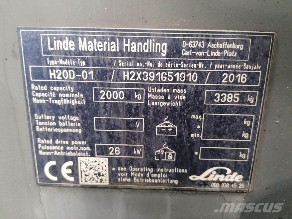 Linde H20D-01 Dieselové vozíky