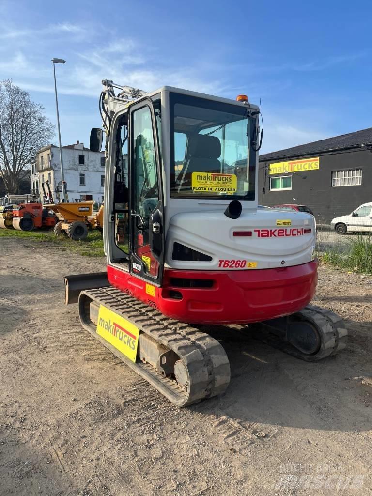 Takeuchi TB260 Mini rýpadlá < 7t