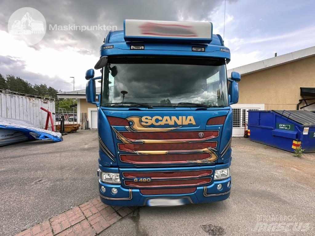 Scania G 490 Autožeriavy, hydraulické ruky