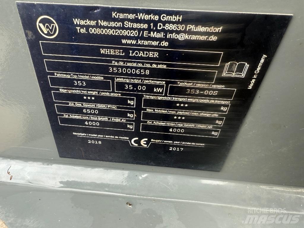 Kramer 5075 Kolesové nakladače