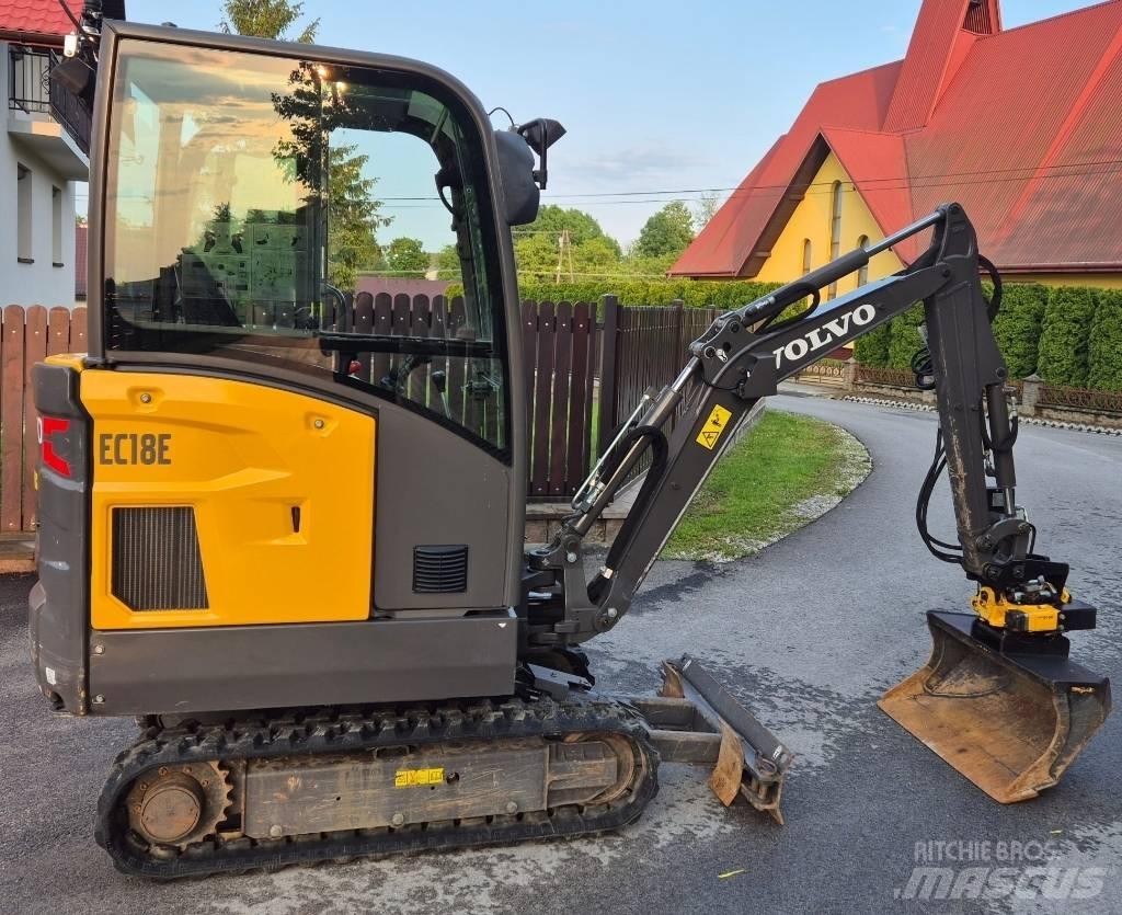 Volvo EC 18 E Mini rýpadlá < 7t