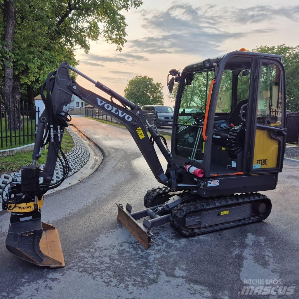 Volvo EC 18 E Mini rýpadlá < 7t