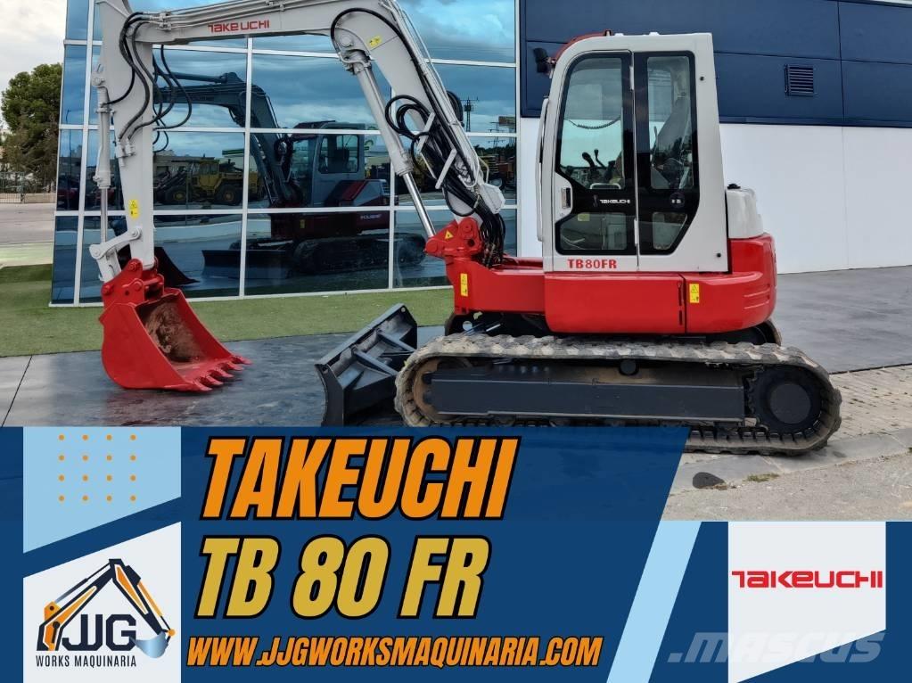 Takeuchi TB 80 FR Mini rýpadlá < 7t
