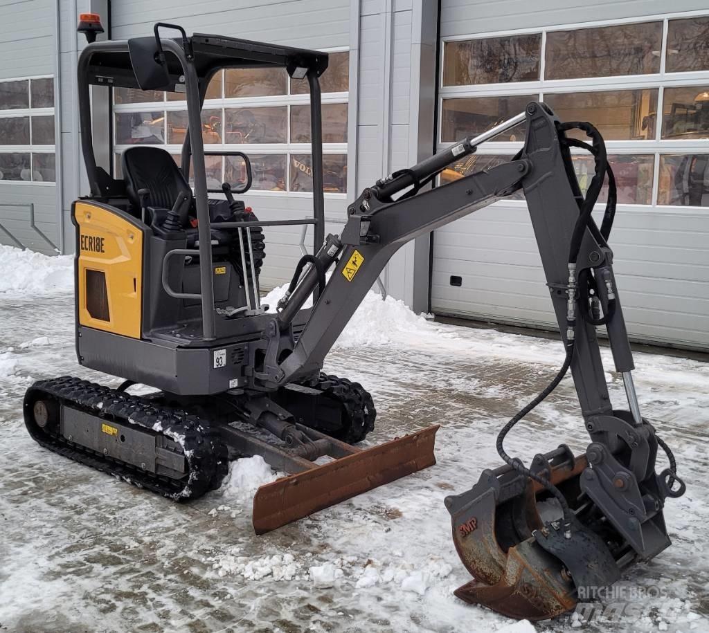 Volvo ECR18E Mini rýpadlá < 7t