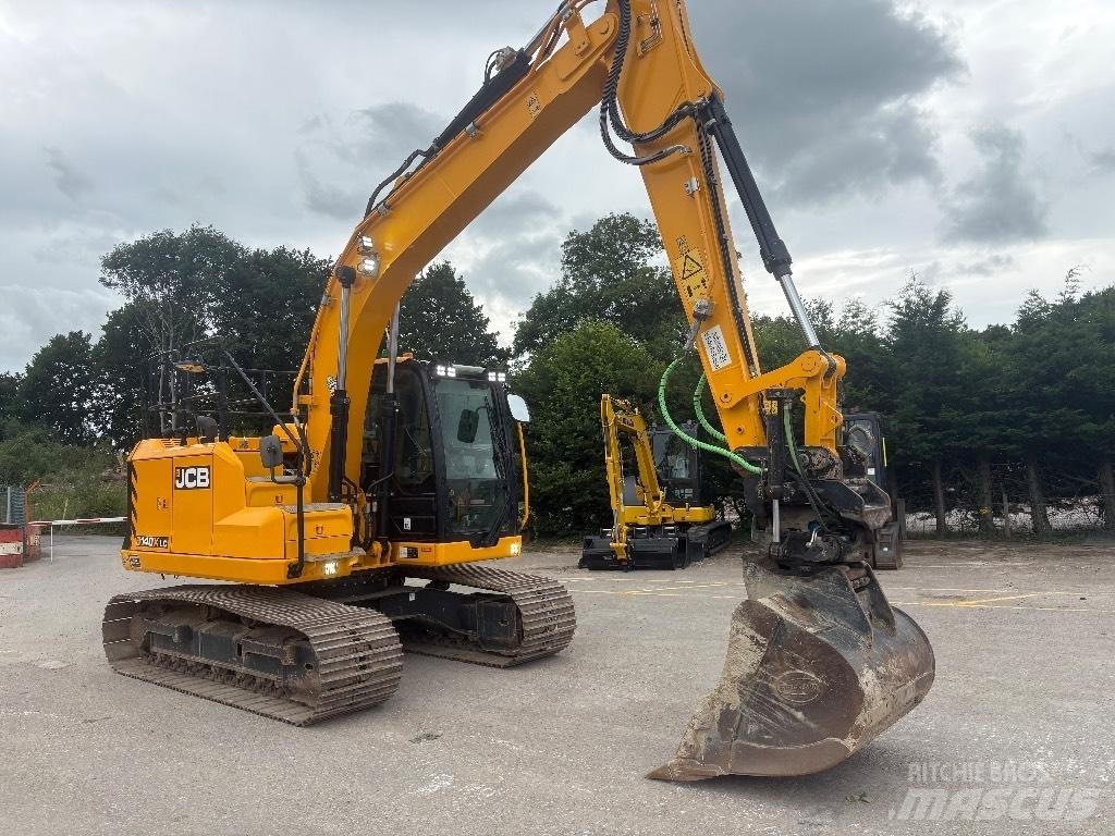 JCB 140X Steelwrist Pásové rýpadlá