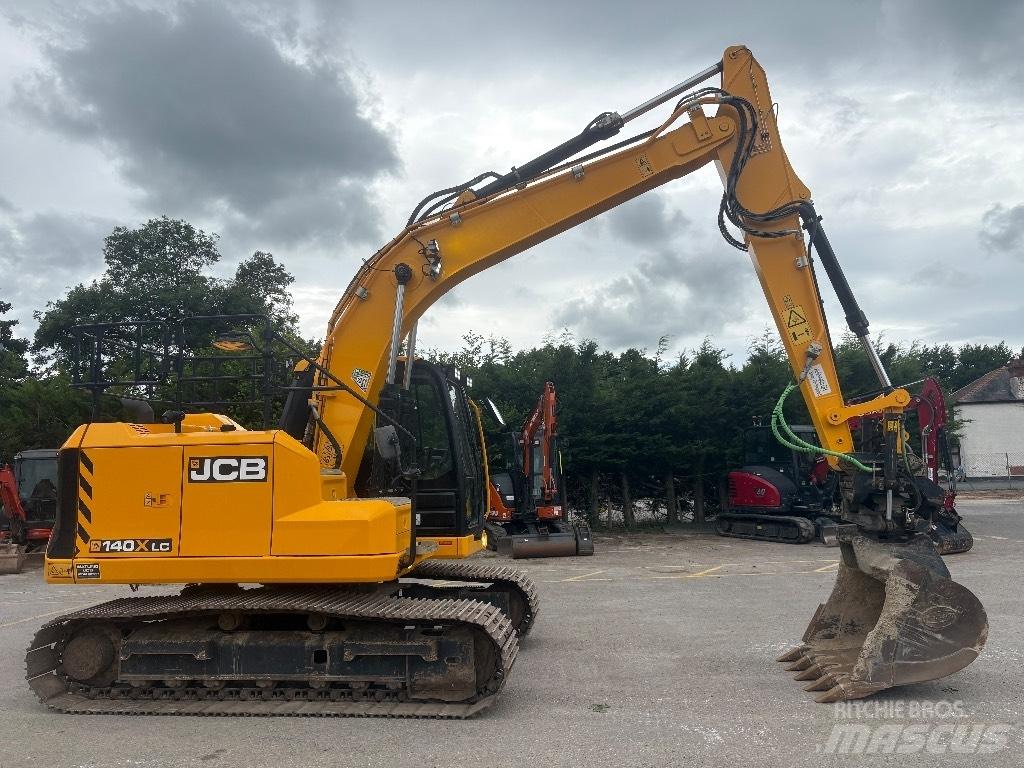 JCB 140X Steelwrist Pásové rýpadlá