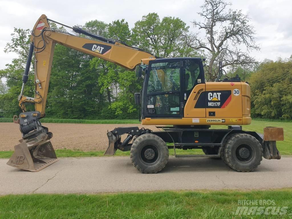 CAT M 317 F Kolesové rýpadlá