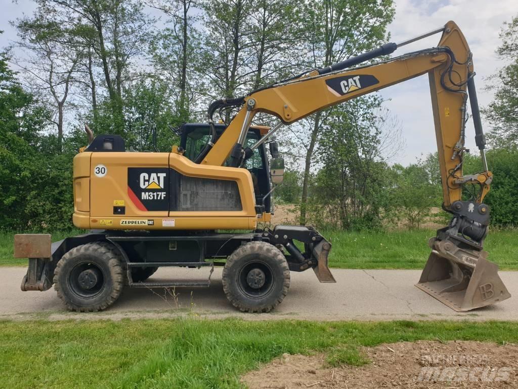 CAT M 317 F Kolesové rýpadlá