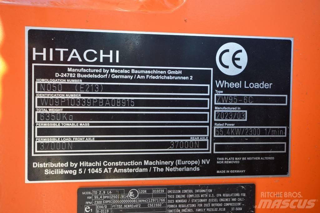 Hitachi ZW 95-6 C Kolesové nakladače