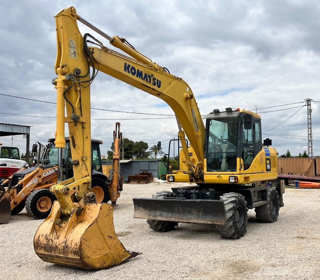 Komatsu PW 160 Kolesové rýpadlá