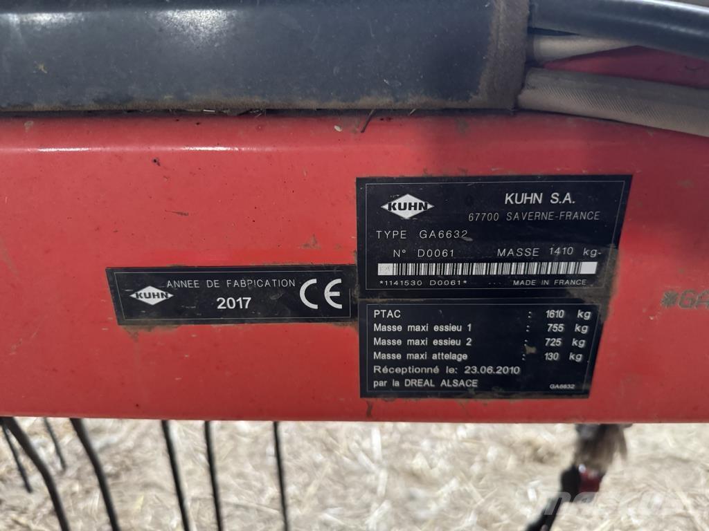 Kuhn GA 6632 + Riadkovače
